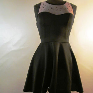 Flashing Lights Black and Tan Sleeveless Size L